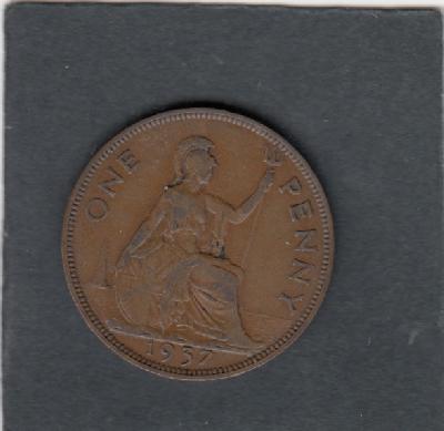 Beschrijving: 1 Penny GEORGIUS VI 